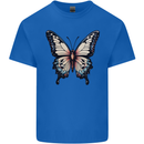 A Stunning Butterfly Mens Cotton T-Shirt Tee Top Royal Blue