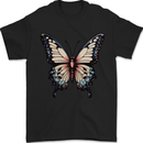 A Stunning Butterfly Mens T-Shirt 100% Cotton Black
