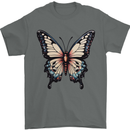 A Stunning Butterfly Mens T-Shirt 100% Cotton Charcoal
