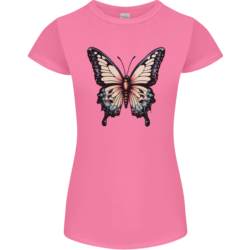 A Stunning Butterfly Womens Petite Cut T-Shirt Azalea