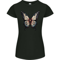 A Stunning Butterfly Womens Petite Cut T-Shirt Black