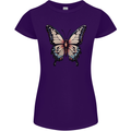 A Stunning Butterfly Womens Petite Cut T-Shirt Purple