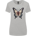 A Stunning Butterfly Womens Wider Cut T-Shirt Sports Grey