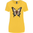 A Stunning Butterfly Womens Wider Cut T-Shirt Yellow