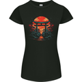 A Sunset Torii Japan Culture Japanese Womens Petite Cut T-Shirt Black