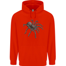 A Tarantula Spider Childrens Kids Hoodie Bright Red