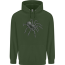 A Tarantula Spider Childrens Kids Hoodie Forest Green