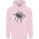 A Tarantula Spider Childrens Kids Hoodie Light Pink