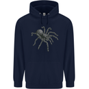 A Tarantula Spider Childrens Kids Hoodie Navy Blue