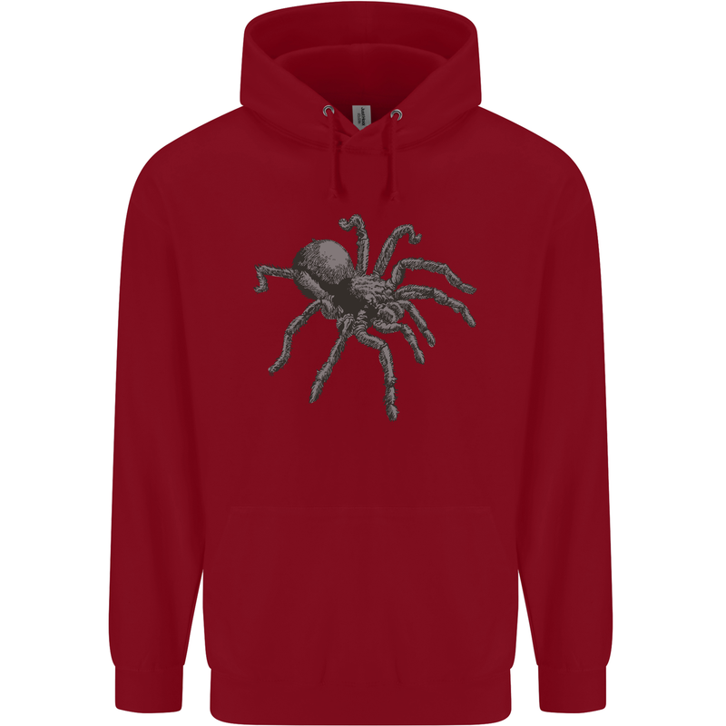 A Tarantula Spider Childrens Kids Hoodie Red