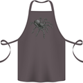 A Tarantula Spider Cotton Apron 100% Organic Dark Grey