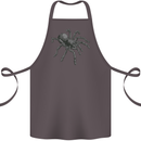 A Tarantula Spider Cotton Apron 100% Organic Dark Grey