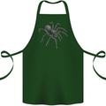 A Tarantula Spider Cotton Apron 100% Organic Forest Green
