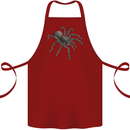 A Tarantula Spider Cotton Apron 100% Organic Maroon