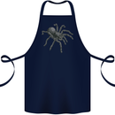 A Tarantula Spider Cotton Apron 100% Organic Navy Blue
