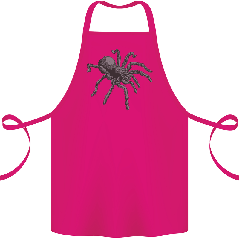 A Tarantula Spider Cotton Apron 100% Organic Pink