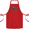 A Tarantula Spider Cotton Apron 100% Organic Red