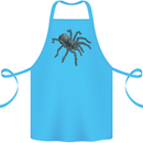 A Tarantula Spider Cotton Apron 100% Organic Turquoise