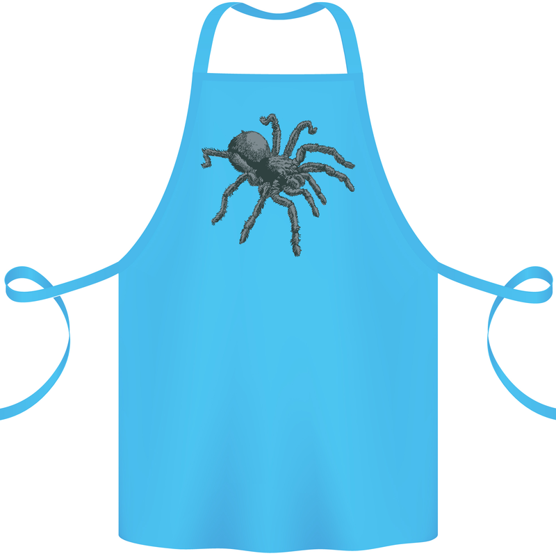 A Tarantula Spider Cotton Apron 100% Organic Turquoise