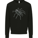 A Tarantula Spider Kids Sweatshirt Jumper Black