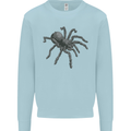 A Tarantula Spider Kids Sweatshirt Jumper Light Blue