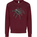 A Tarantula Spider Kids Sweatshirt Jumper Maroon