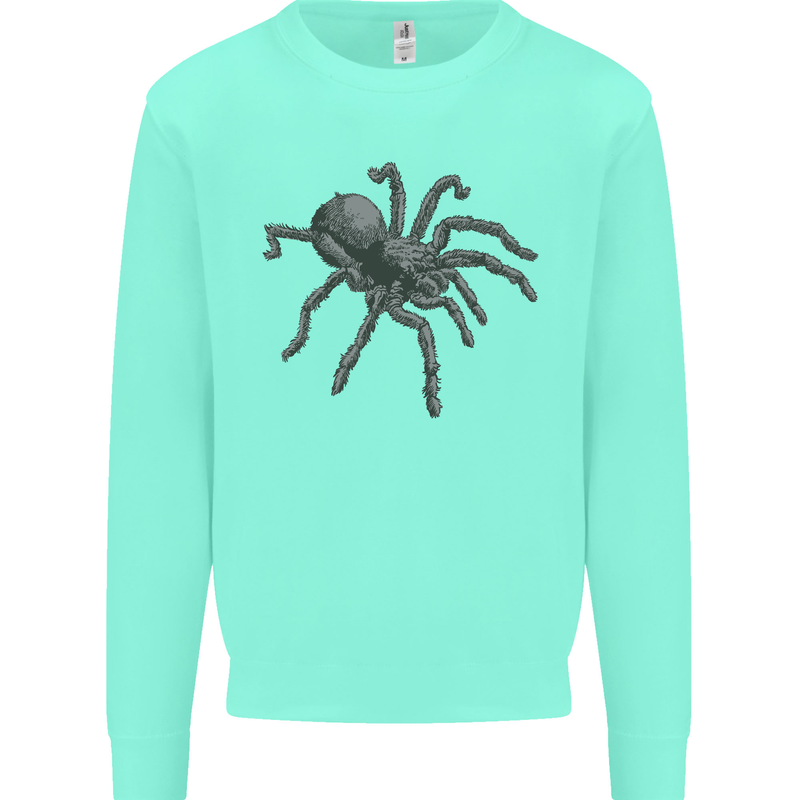 A Tarantula Spider Kids Sweatshirt Jumper Peppermint