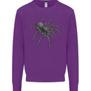 A Tarantula Spider Kids Sweatshirt Jumper Purple