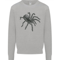 A Tarantula Spider Kids Sweatshirt Jumper Sports Grey