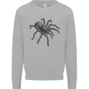 A Tarantula Spider Kids Sweatshirt Jumper Sports Grey