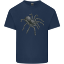 A Tarantula Spider Kids T-Shirt Childrens Navy Blue