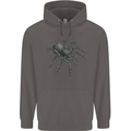 A Tarantula Spider Mens 80% Cotton Hoodie Charcoal