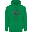 A Tarantula Spider Mens 80% Cotton Hoodie Irish Green