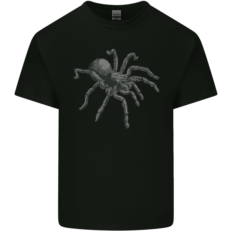 A Tarantula Spider Mens Cotton T-Shirt Tee Top Black
