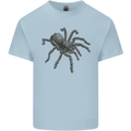 A Tarantula Spider Mens Cotton T-Shirt Tee Top Light Blue