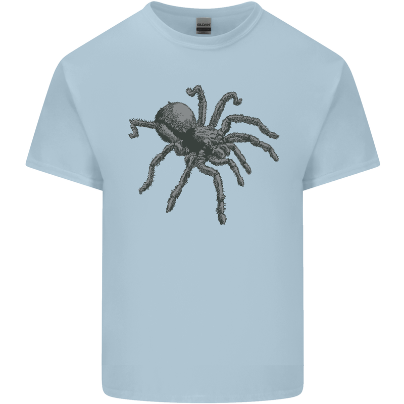 A Tarantula Spider Mens Cotton T-Shirt Tee Top Light Blue