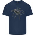 A Tarantula Spider Mens Cotton T-Shirt Tee Top Navy Blue