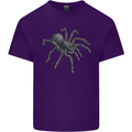 A Tarantula Spider Mens Cotton T-Shirt Tee Top Purple