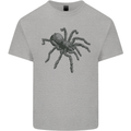 A Tarantula Spider Mens Cotton T-Shirt Tee Top Sports Grey