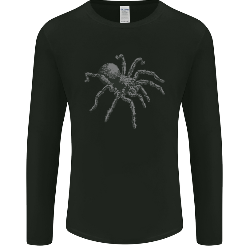 A Tarantula Spider Mens Long Sleeve T-Shirt Black