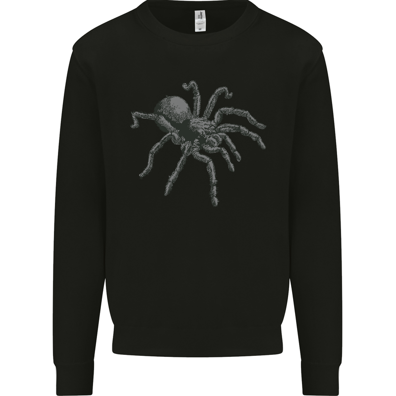 A Tarantula Spider Mens Sweatshirt Jumper Black