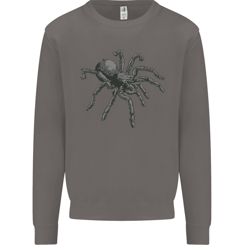A Tarantula Spider Mens Sweatshirt Jumper Charcoal