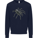 A Tarantula Spider Mens Sweatshirt Jumper Navy Blue