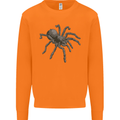 A Tarantula Spider Mens Sweatshirt Jumper Orange