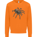 A Tarantula Spider Mens Sweatshirt Jumper Orange