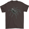 A Tarantula Spider Mens T-Shirt 100% Cotton Dark Chocolate