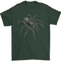 A Tarantula Spider Mens T-Shirt 100% Cotton Forest Green