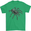 A Tarantula Spider Mens T-Shirt 100% Cotton Irish Green