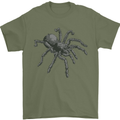 A Tarantula Spider Mens T-Shirt 100% Cotton Military Green