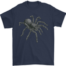 A Tarantula Spider Mens T-Shirt 100% Cotton Navy Blue